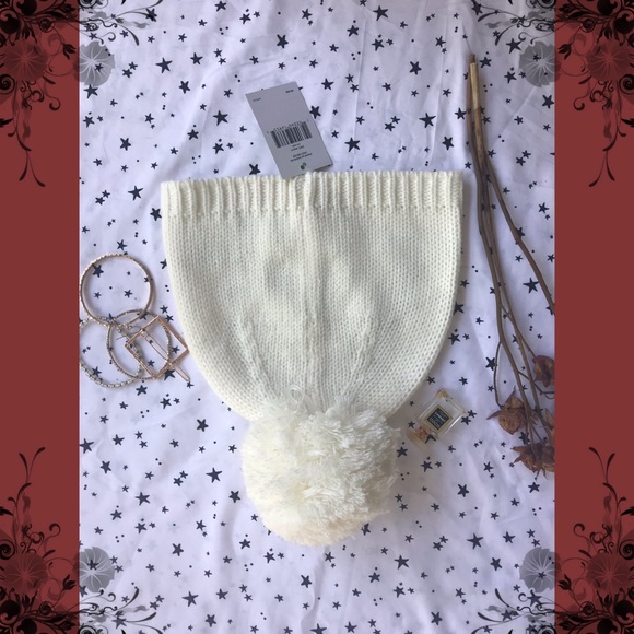 KATE SPADE All dolled up cream beanie - Picture 2 of 2